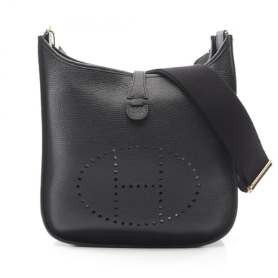 エルメス HERMES エヴリン 3 トロワ PM ショルダーバッグ バッグ トリヨンクレマンス トリヨンクレマンス B刻印(2023年製造) レディース ブラック系 【中古】