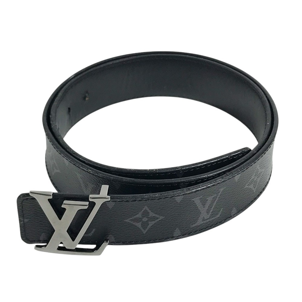 ルイヴィトン LOUIS VUITTON ベルト LV イニシャル 40MM リバーシブル M9043U モノグラムエクリプス アクセサリー ボトムス用ベルト ベルト モノグラムエクリプスキャンバス ブラック