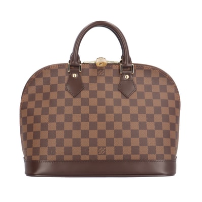 ルイヴィトン アルマ ダミエ ハンドバッグ ダミエキャンバス N51131 ブラウン レディース LOUIS VUITTON 中古