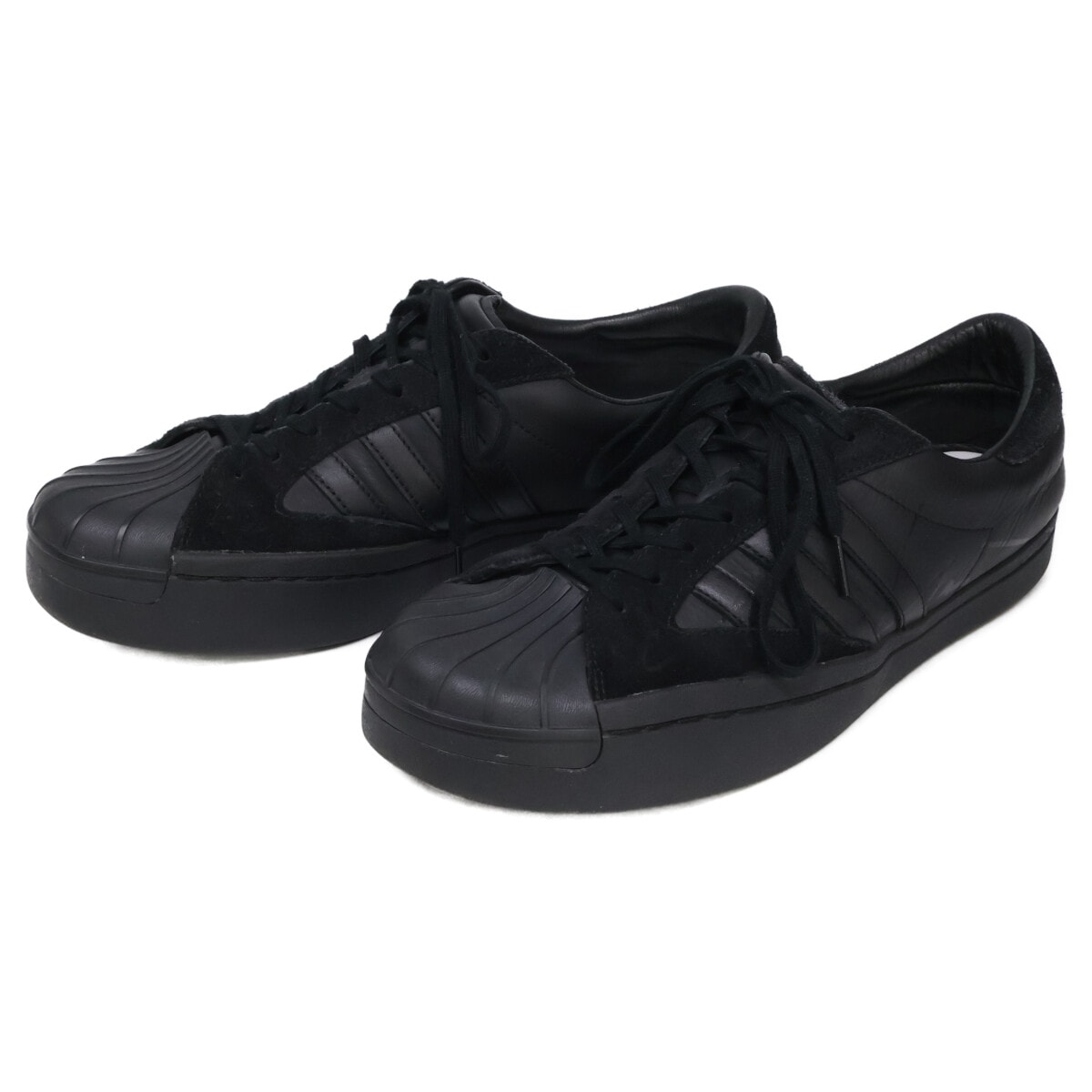 ワイスリー EH2268 YOHJI STAR レザーxスエード ローカットスニーカー 27.5