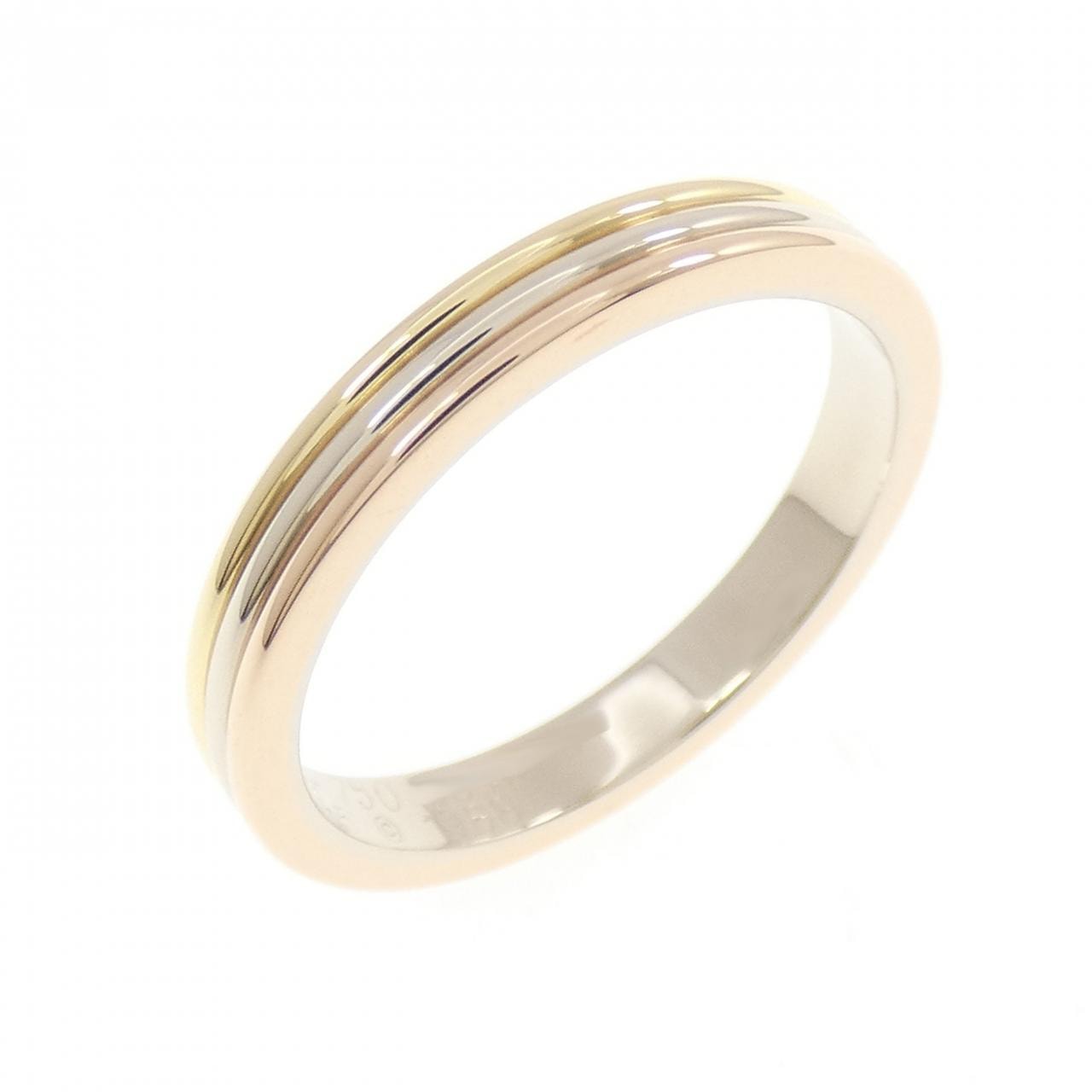 カルティエ スリーゴールドウェディング リング