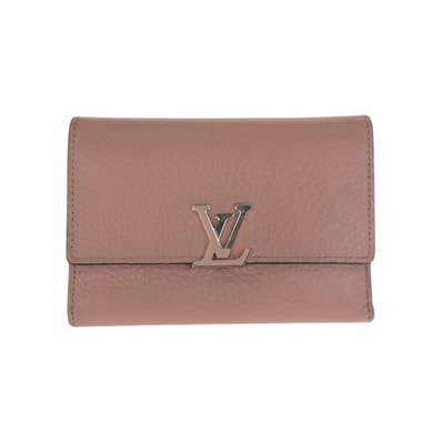 Louis Vuitton Capucines Compact Wallet Taurillon Leather "Magnolia"