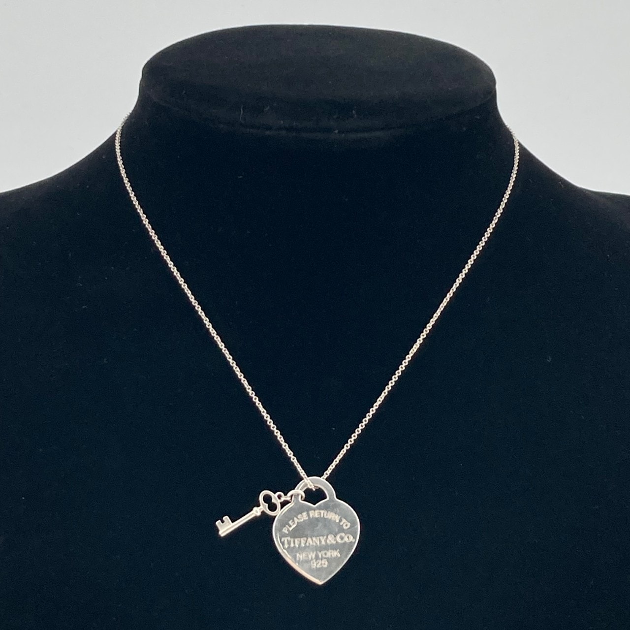 TIFFANY&Co.(ティファニー) リターン トゥ ティファニー ハート タグ キー ペンダント Ag925 ネックレス 6.91g シルバー