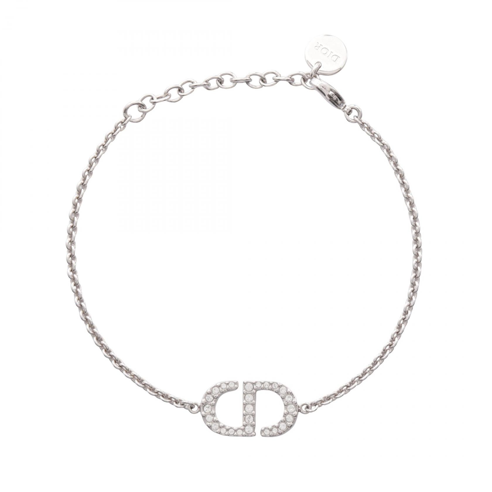 B (目立った傷や汚れなし)】ディオール Dior CDロゴ ブレスレット