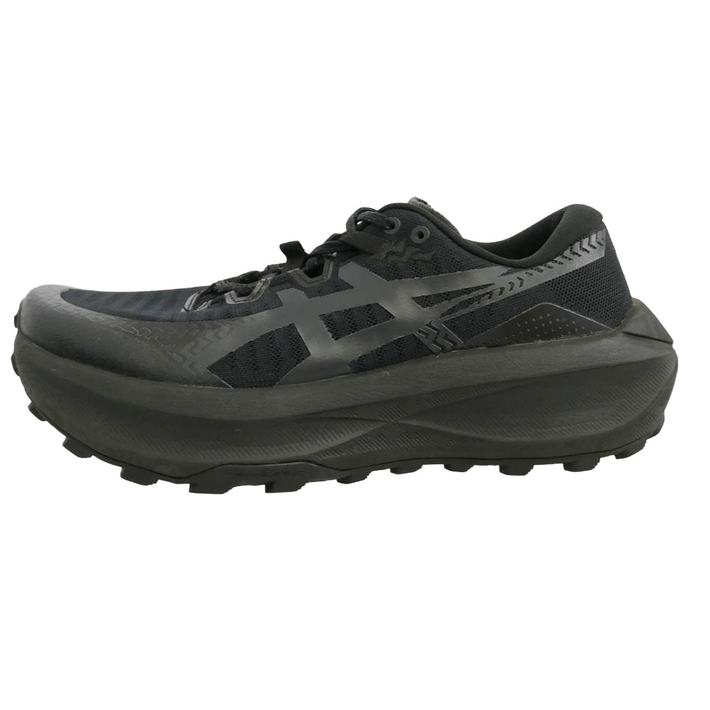 asics アシックス 1011C164-001 Trabuco Max 5 Black Graphite Grey トラブーコ マックス5 ブラック グレイシャー グレー ランニングシューズ ローカットスニーカー ブラック系 25.5cm【中古】