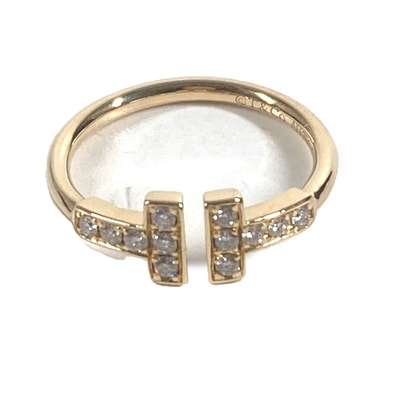 ティファニー TIFFANY&Co. Tワイヤー ロゴ ダイヤ ダイヤモンド K18 金 18K アクセサリー ジュエリー リング・指輪 Au750 ゴールド