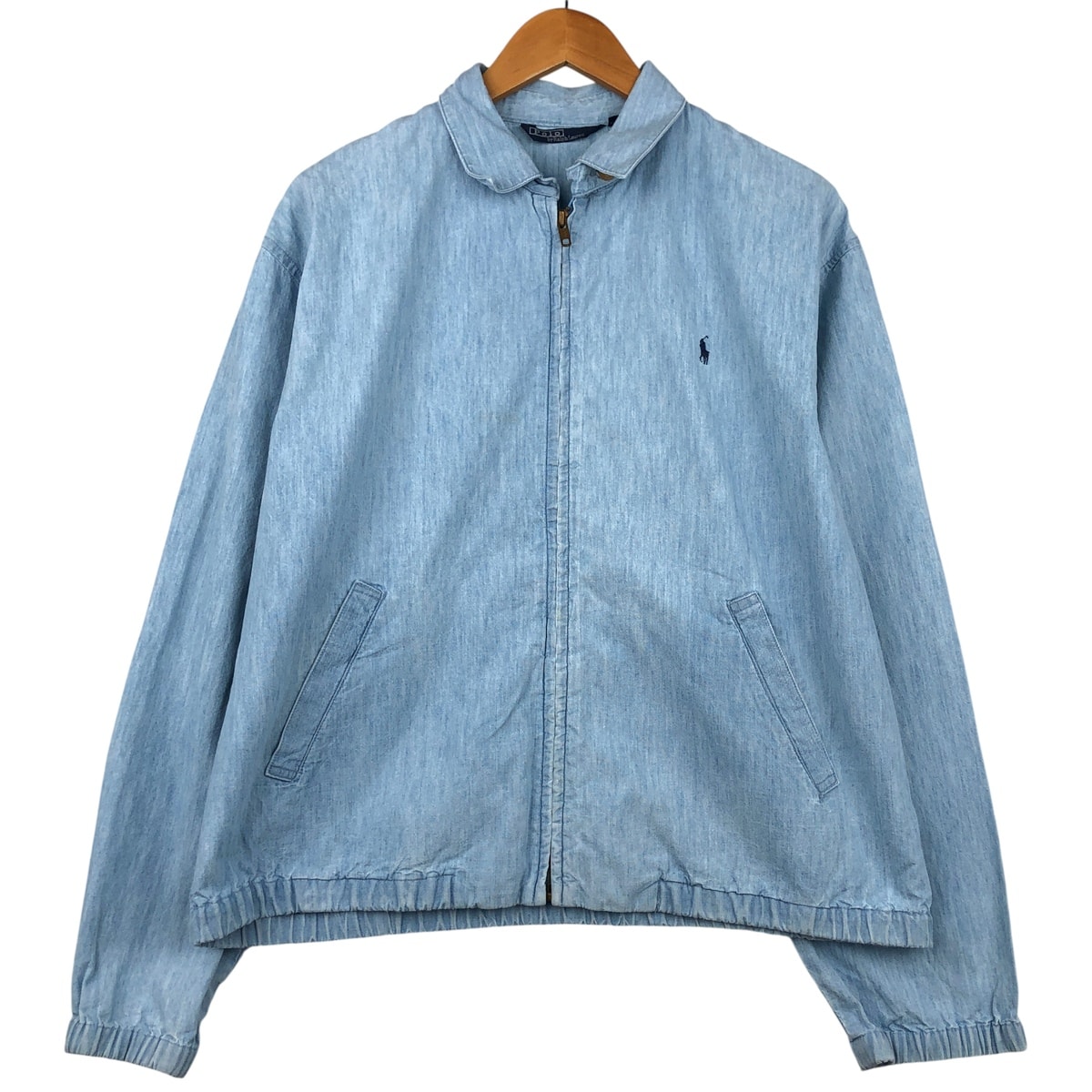 古着 ラルフローレン Ralph Lauren POLO by Ralph Lauren シャンブレー スイングトップ スポーツジャケット メンズM相当/eaa598675