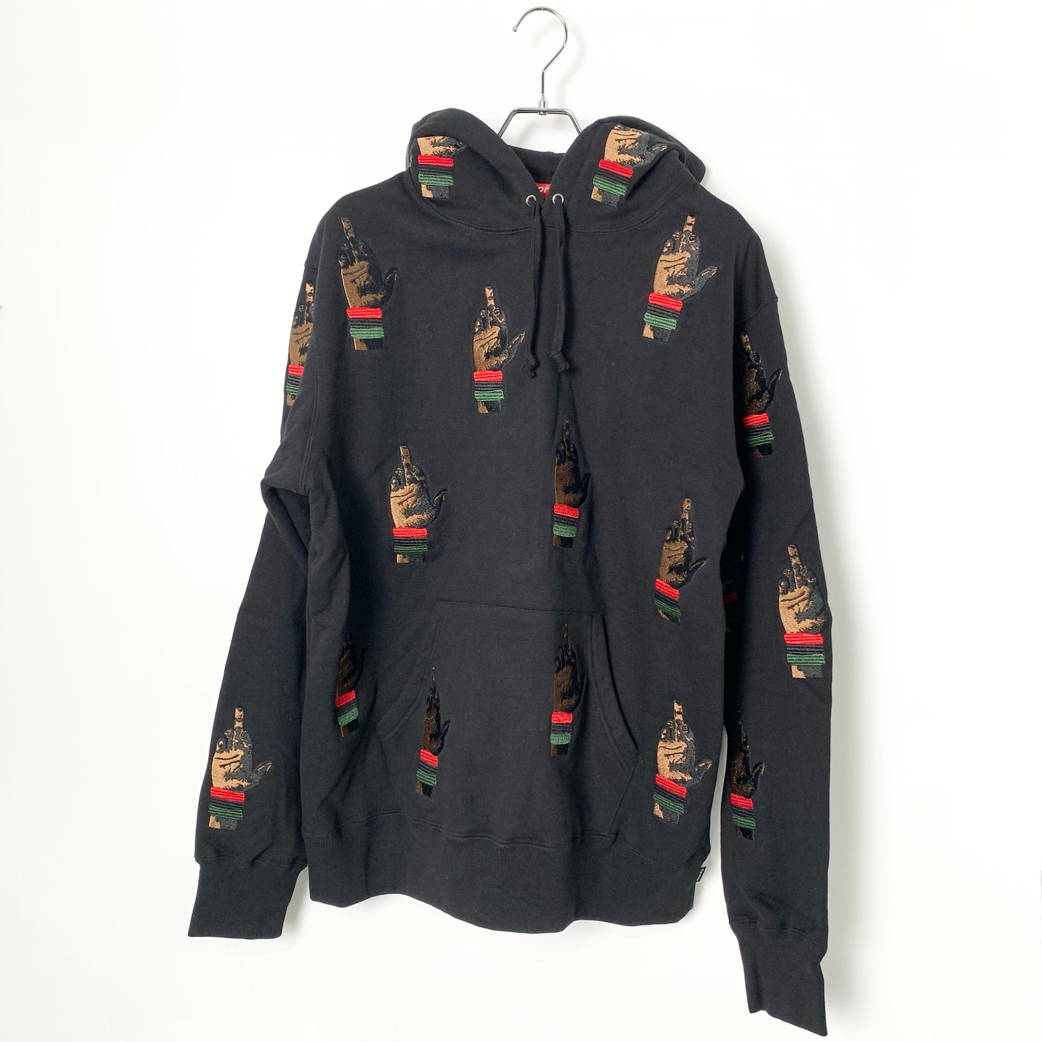 Supreme x dead prez RBG Embroidered Hooded Sweatshirt "Black"