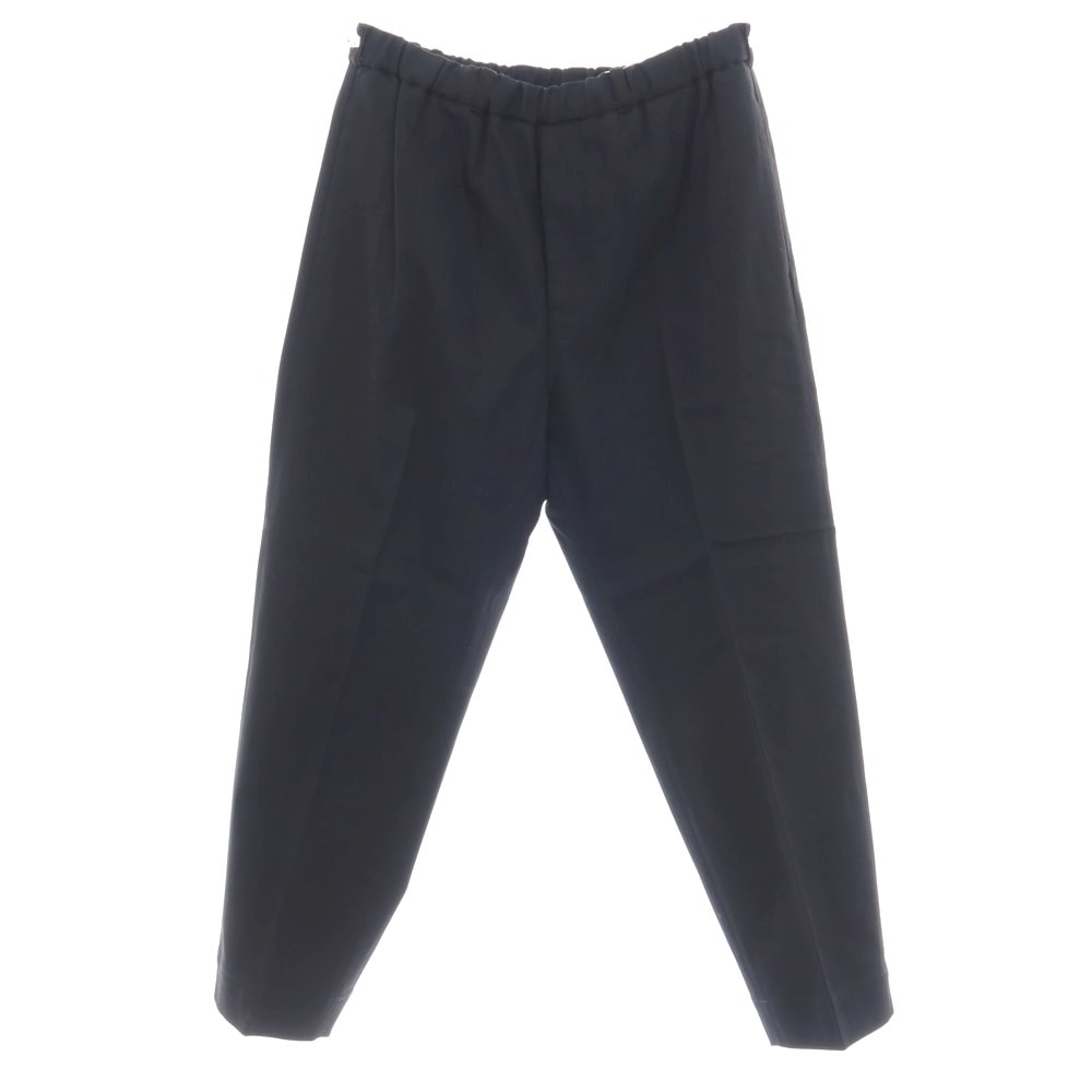 【中古】ジルサンダー JIL SANDER ストレッチ ツイルコットン イージースラックスパンツ ネイビー【サイズ50】【メンズ】