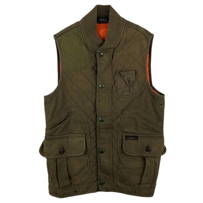 古着 ラルフローレン Ralph Lauren POLO RALPH LAUREN 中綿入り ハンティングベスト メンズS相当/eaa459853