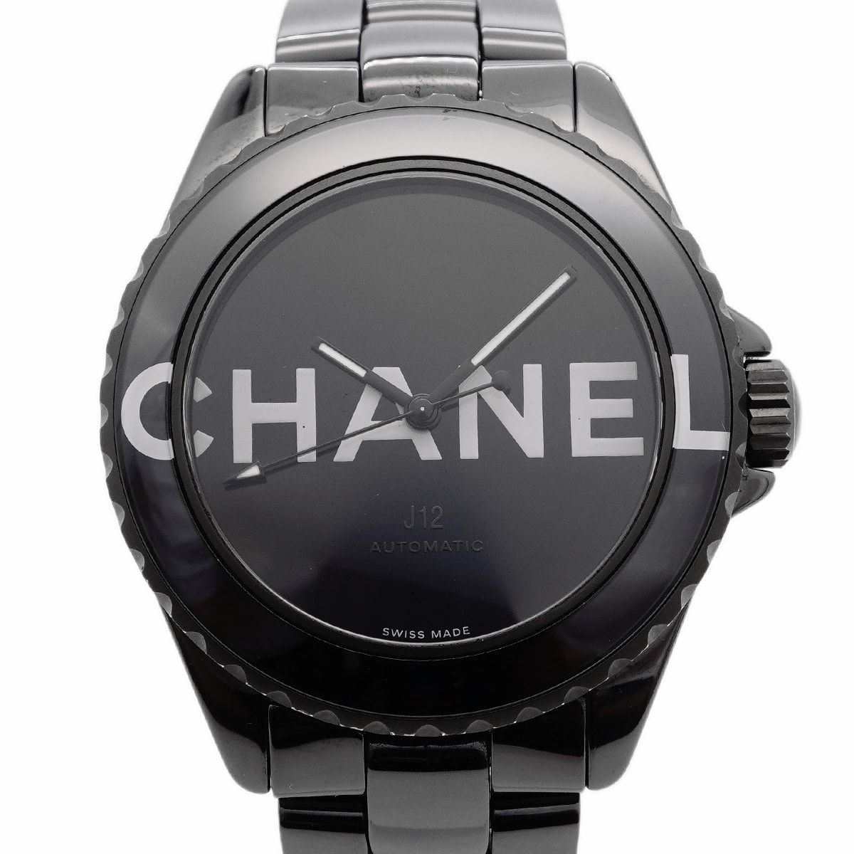 ★最終価格★SALE【6whb0140】シャネル J12 ウォンテッド ドゥ シャネル H7418 黒文字盤【中古】腕時計 メンズ