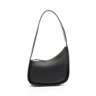 ザ ロウ THE ROW HALF MOON ハーフムーン ハンドバッグ バッグ レザー レディース ブラック系 【中古】