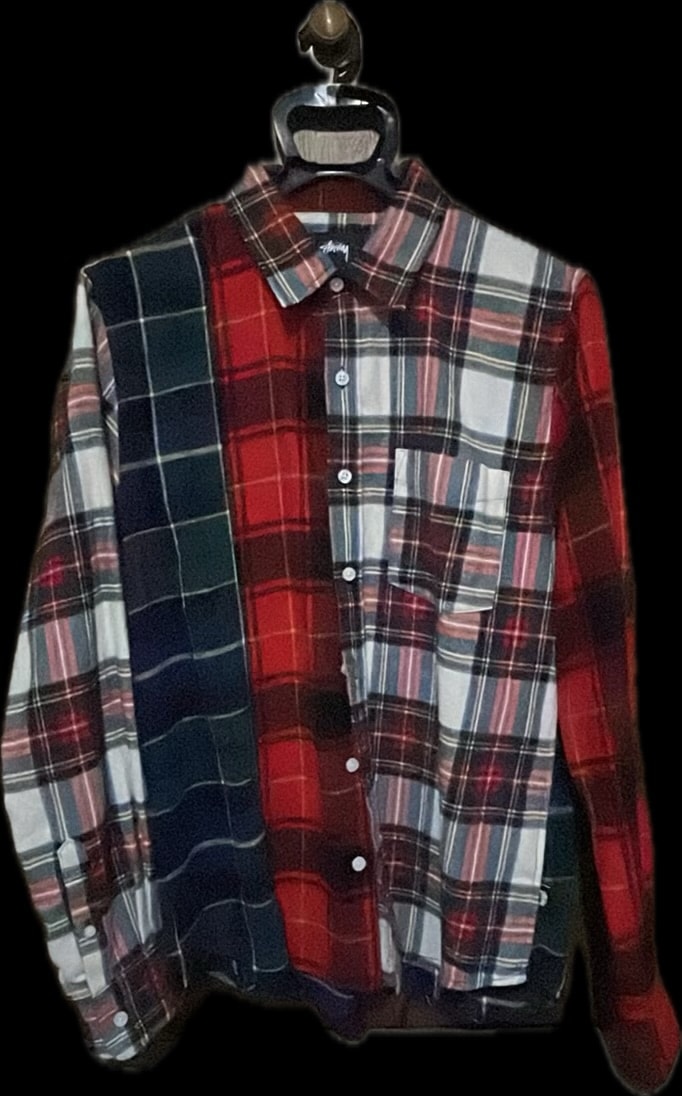 STUSSY Mixed Tartan LSL Shirt