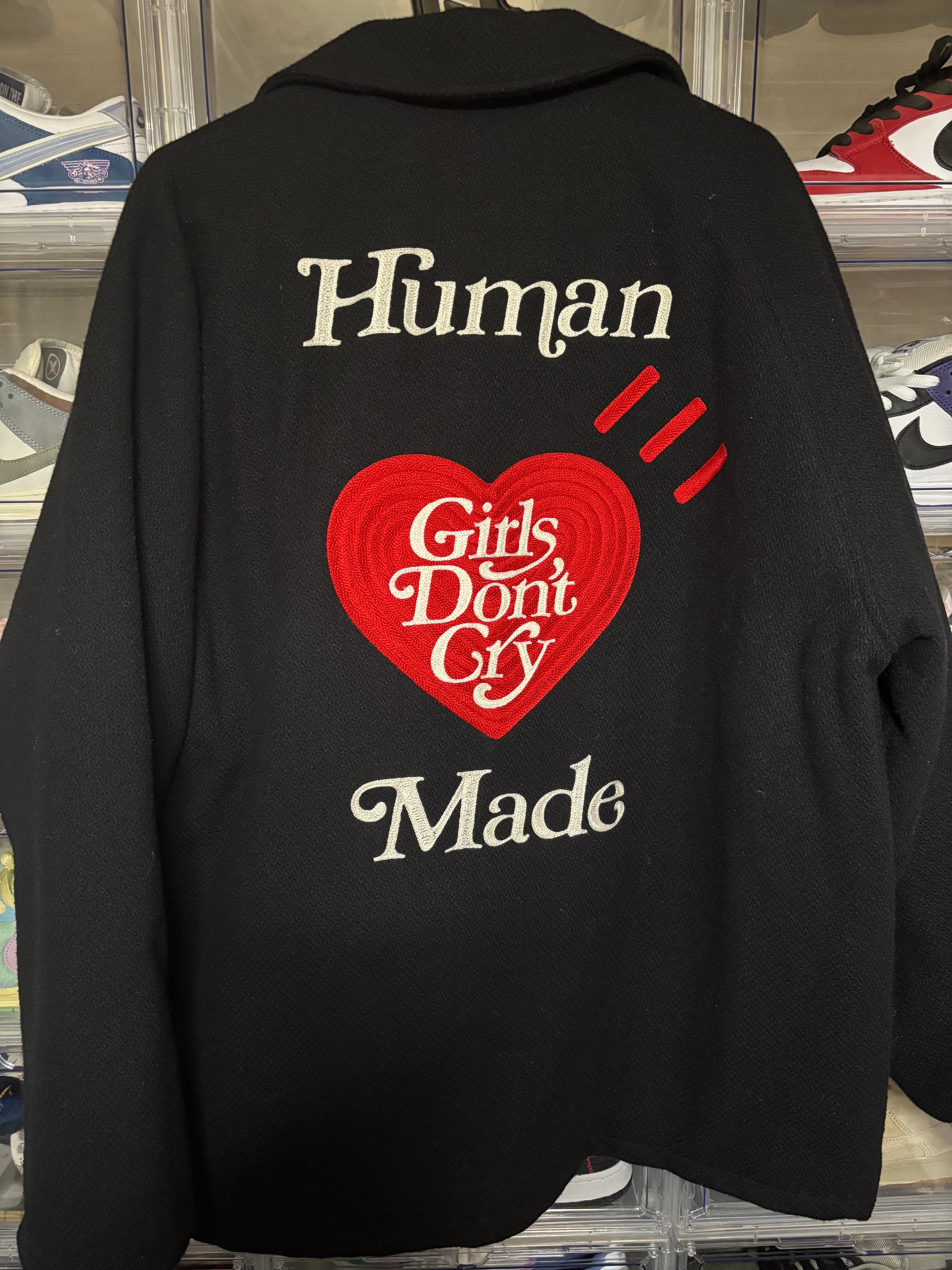 HUMAN MADE x Girls Don't Cry GDC Stadium Jacket "Black" / VERDY