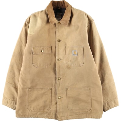 古着 カーハート Carhartt ミシガンチョアコート 中綿入り ダックカバーオール メンズXL相当/eaa617646