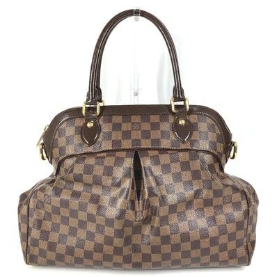 ルイヴィトン LOUIS VUITTON トレヴィGM トレヴィ GM N51998 ダミエ カバン トートバッグ ハンドバッグ ダミエキャンバス エベヌ ブラウン