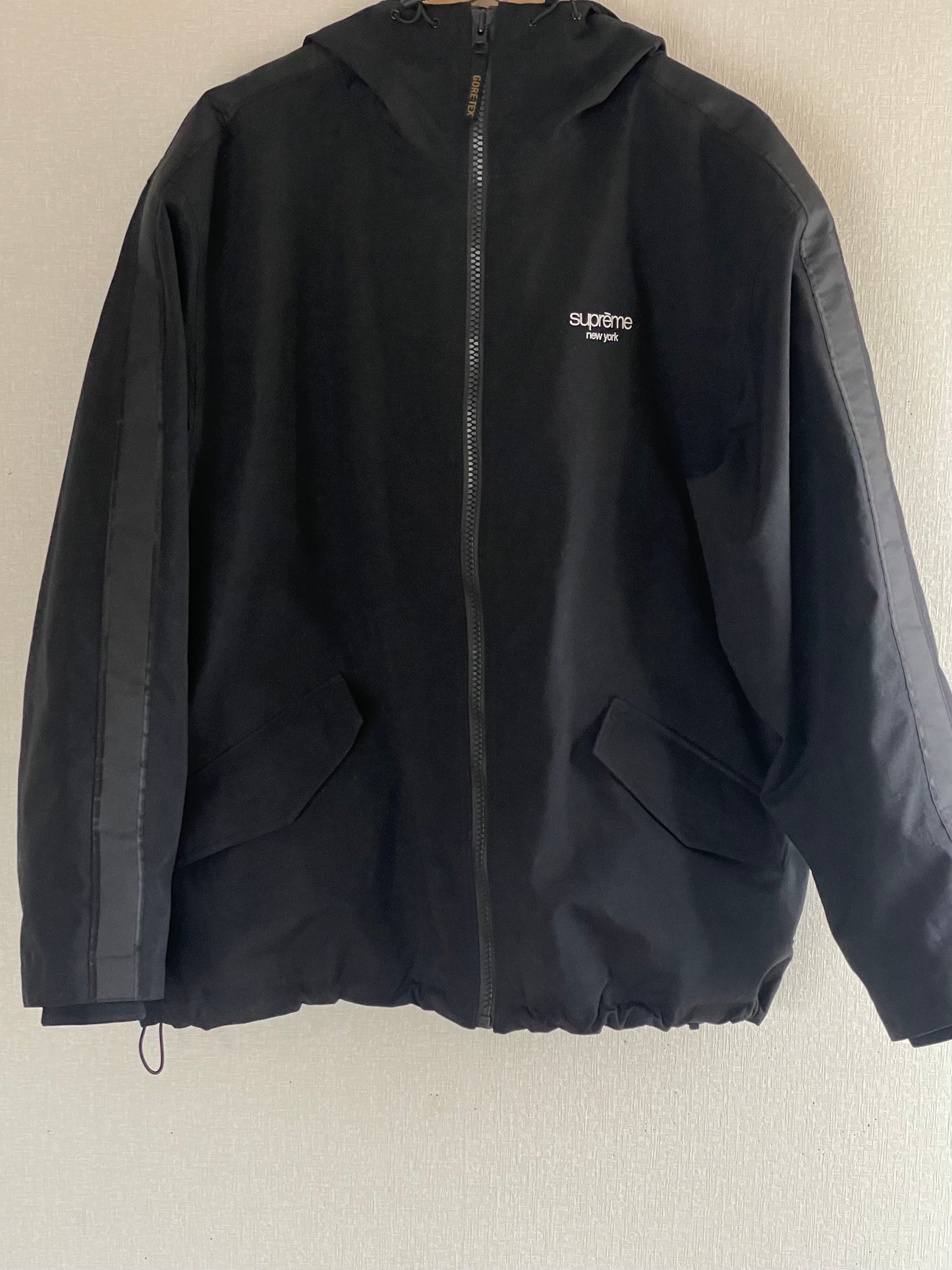 Supreme GORE-TEX Stripe Hooded Jacket "Black"