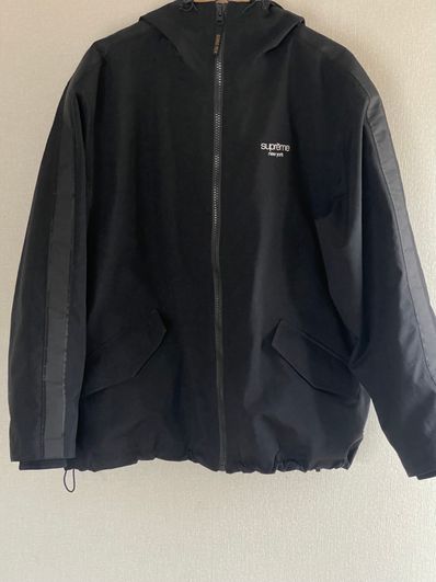 Supreme GORE-TEX Stripe Hooded Jacket "Black"