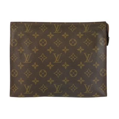 LOUIS VUITTON ルイヴィトン モノグラム ポッシュ トワレット26 ブラウン PVC ポーチ クラッチバッグ 601929 【中古】