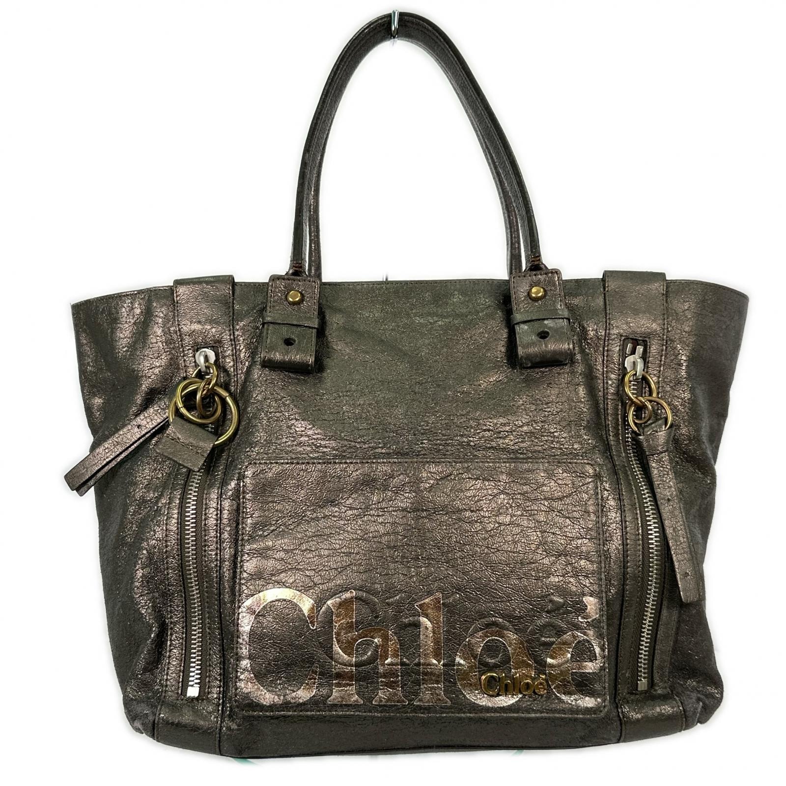 Chloe クロエ トートバッグ エクリプス Eclipse バッグ エクリプストートバッグ ブラック レザー ヴィンテージ レディース