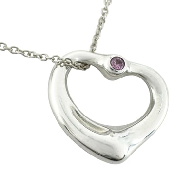 ティファニーエルサ・ペレッティ オープン ハート ペンダント ネックレス