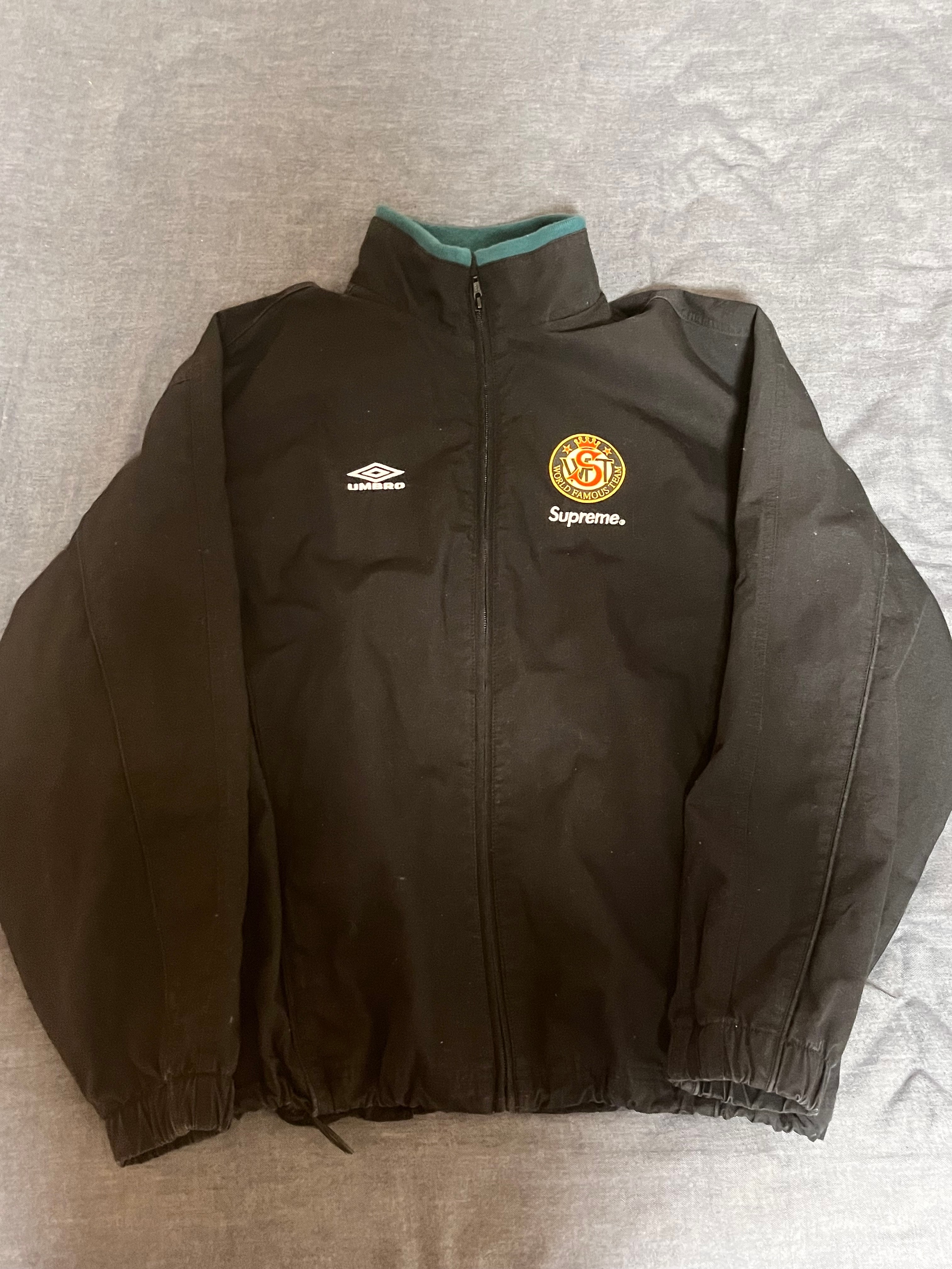 Supreme x Umbro Cotton Ripstop Track Jacket "Black"