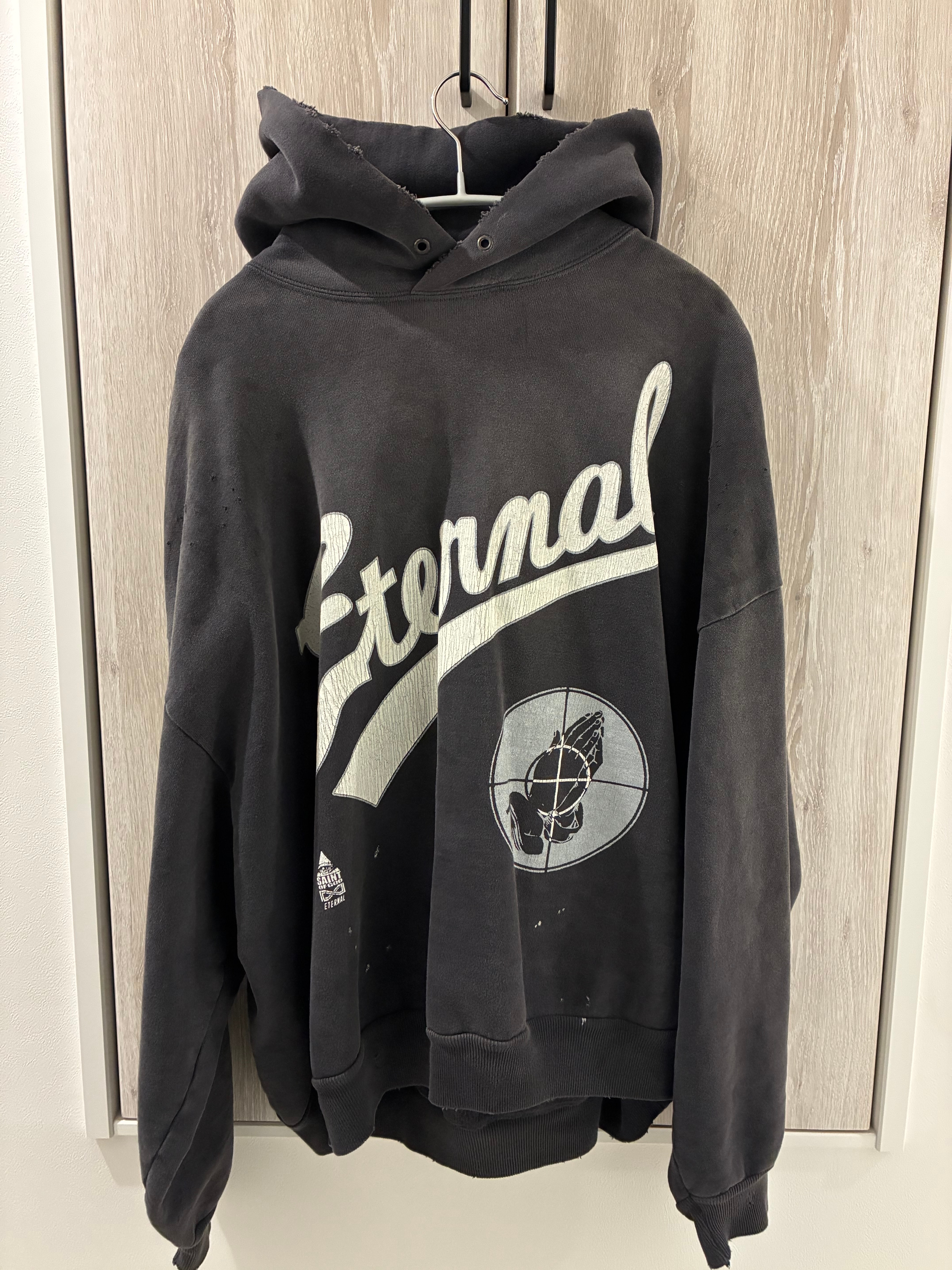 SAINT Mxxxxxx x FEAR OF GOD Hoodie "Black"