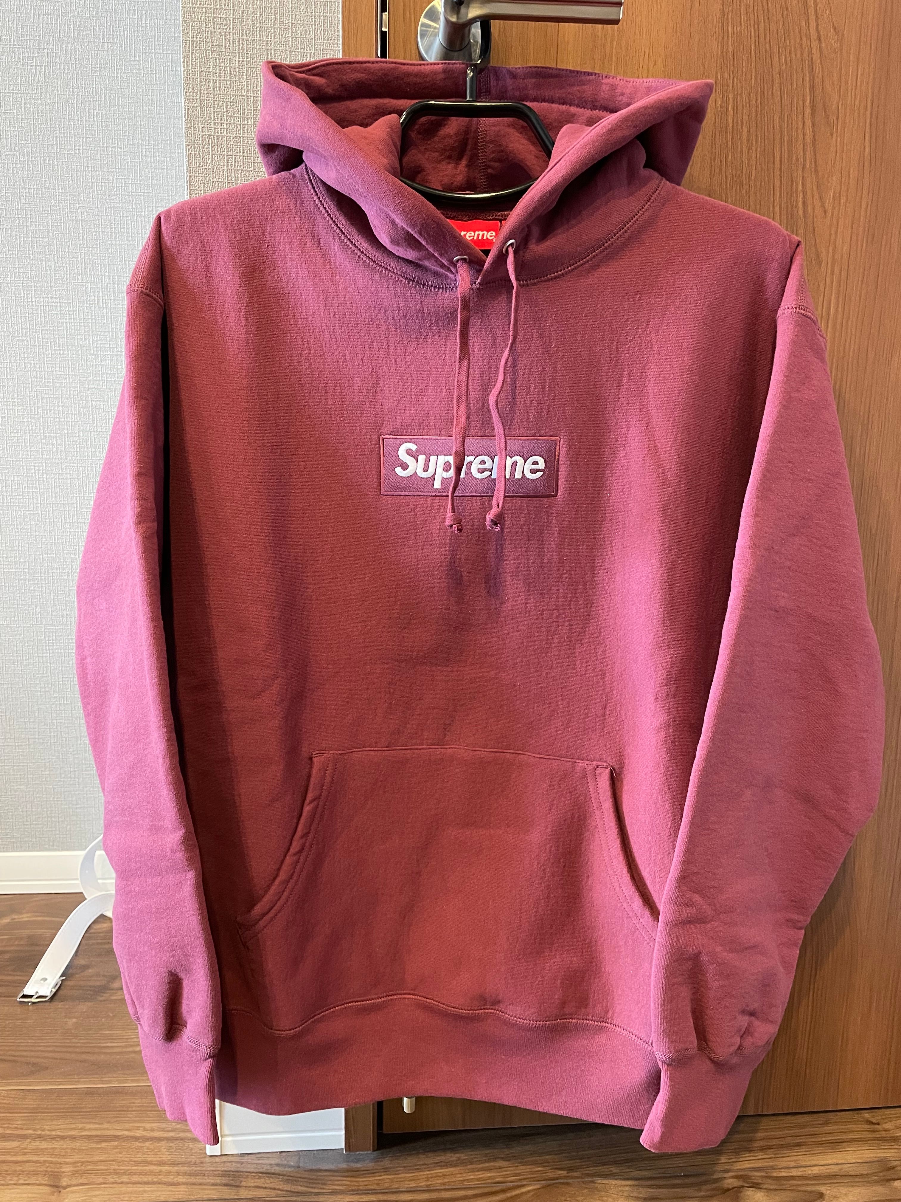 Supreme Box Logo Hooded Sweatshirt "Plum" (21FW)