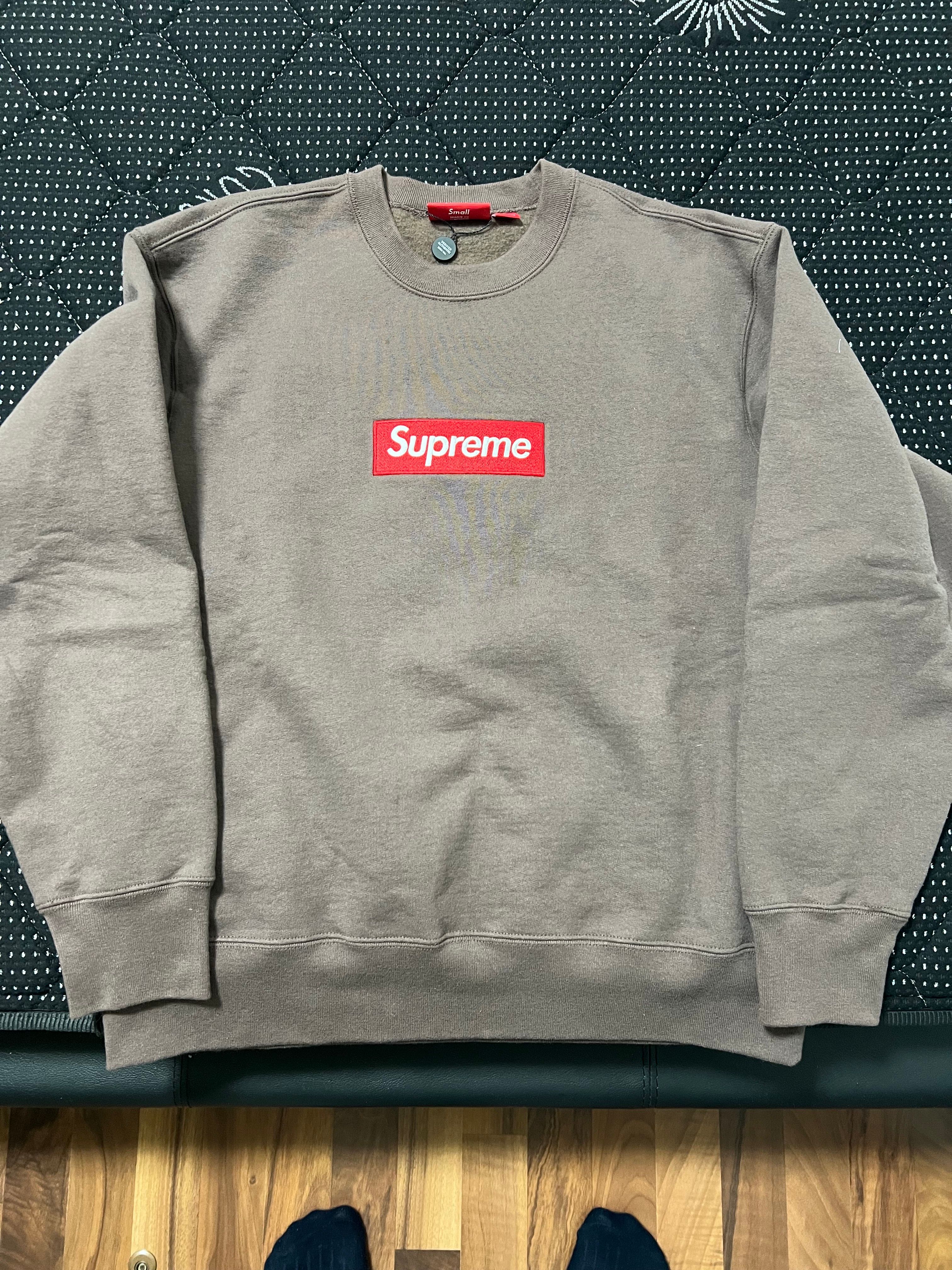 Supreme Box Logo Crewneck "Brown" (22FW)