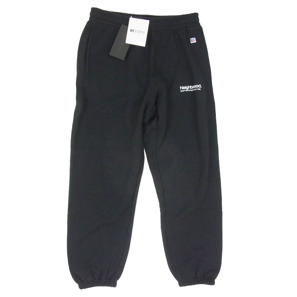 NEIGHBORHOOD ネイバーフッド RUSSELL ATHLETIC ラッセルアスレチック RC-24240NB × RUSSELL ATHLETIC ラッセルアスレティック スウェット パンツ ブラック系 L【中古】