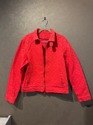 Louis Vuitton Monogram Soft Denim Jacket "Red"