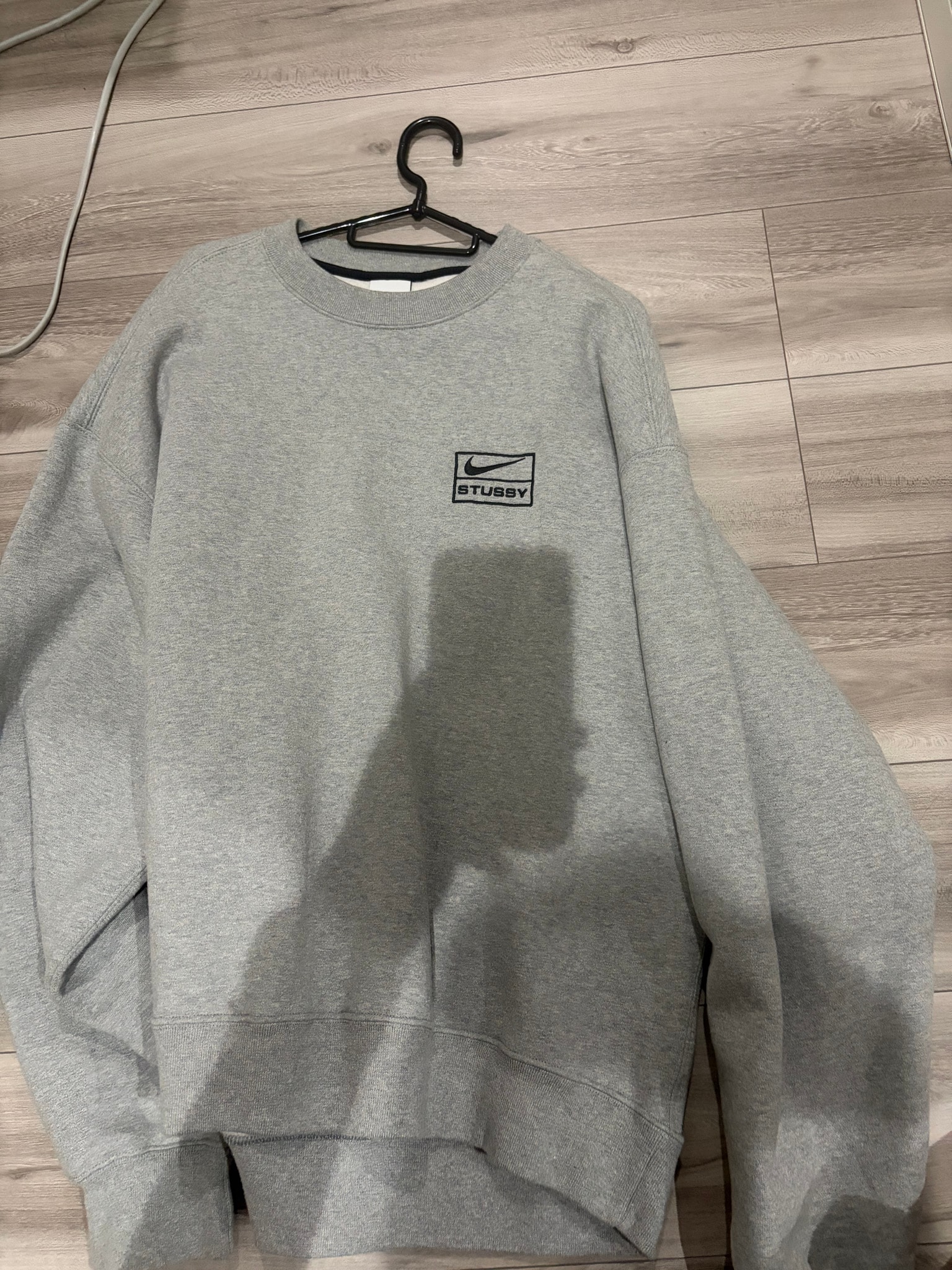 Nike x Stussy NRG BR Crew Fleece "Grey" 