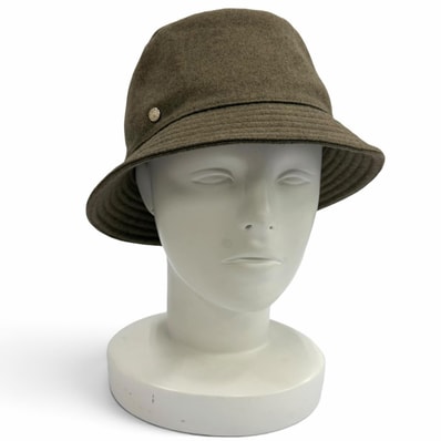 極美品 エルメス ハット カーキ レディース 57