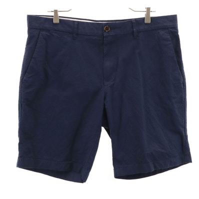 TOMMY HILFIGER トミーヒルフィガー 総柄 ショートパンツ W36 ネイビー