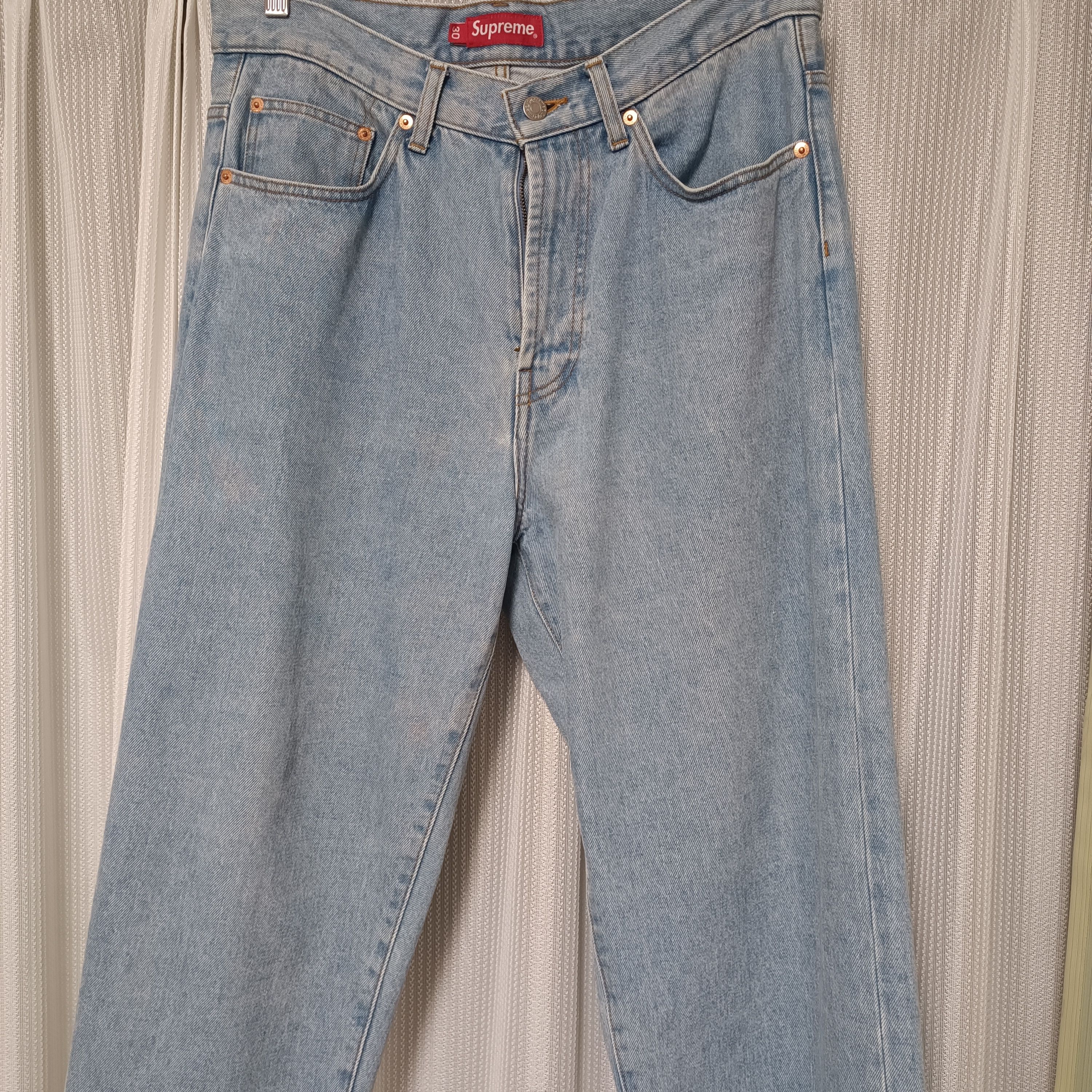 Supreme Baggy Jean "Washed Indigo" (22SS)