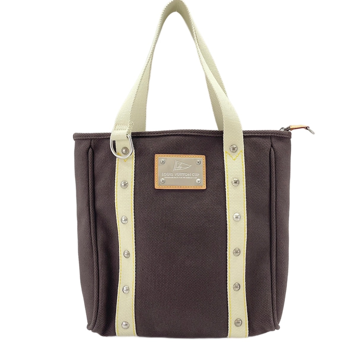 ヴィトン LV アンティグア・キャンバス カバ MM トートバッグ【中古】
