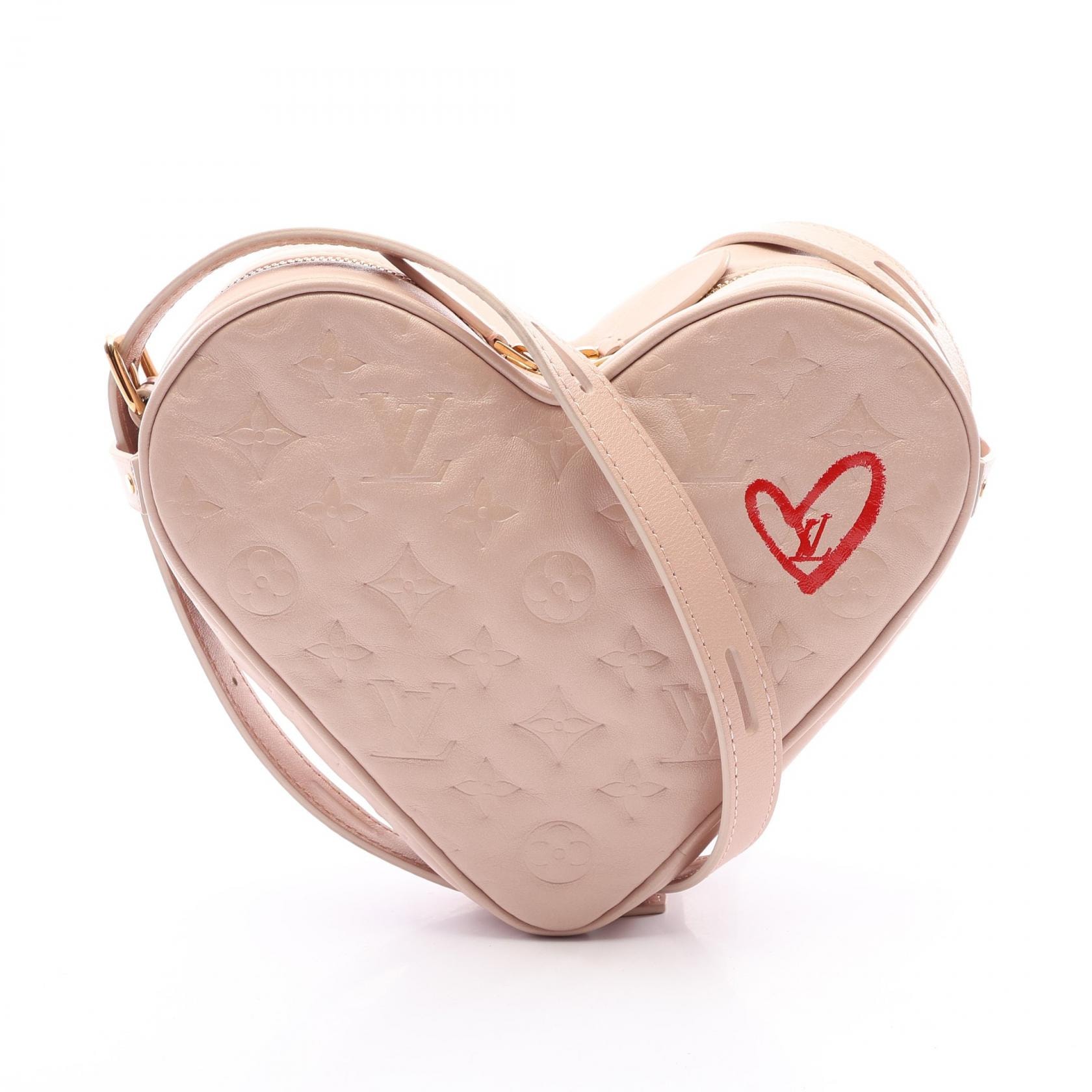ルイ・ヴィトン LOUIS VUITTON サッククール フォーリンラブ モノグラム ショルダーバッグ バッグ レザー レディース ピンク系 M58738 【中古】