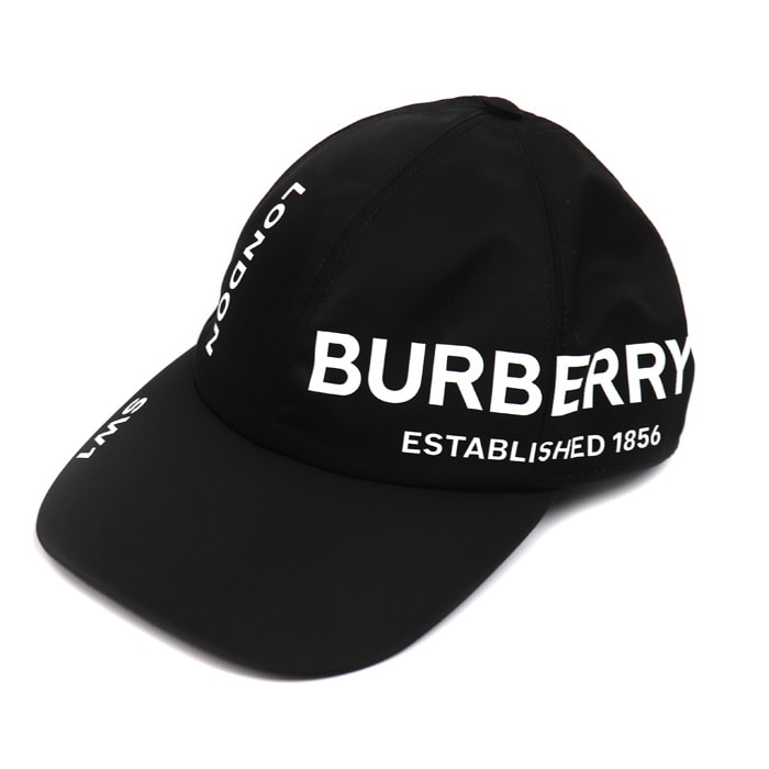 BURBERRY バーバリー ロゴ ホースフェリープリント キャップ 8015894 メンズ【中古】【極美品】