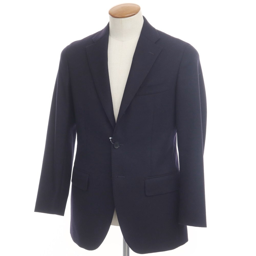 【中古】ユニフォームエクスペリメント uniform experiment ウール 2B テーラードジャケット ネイビー【サイズ2】【メンズ】