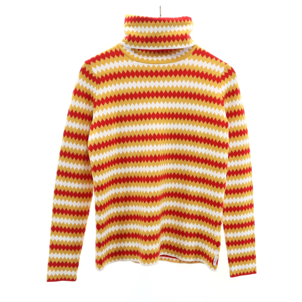 MONCLER モンクレール ブルガリア製 長袖 タートルネック セーター XS マスタード 他 ニット MAGLIONE TRICOT CICLISTA