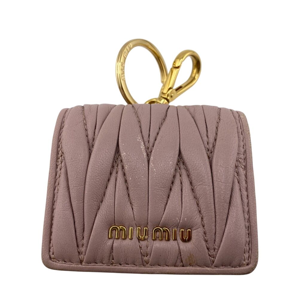 ミュウミュウ MIUMIU 携帯・スマホアクセサリー マテラッセ AirPods Pro ケース ピンク