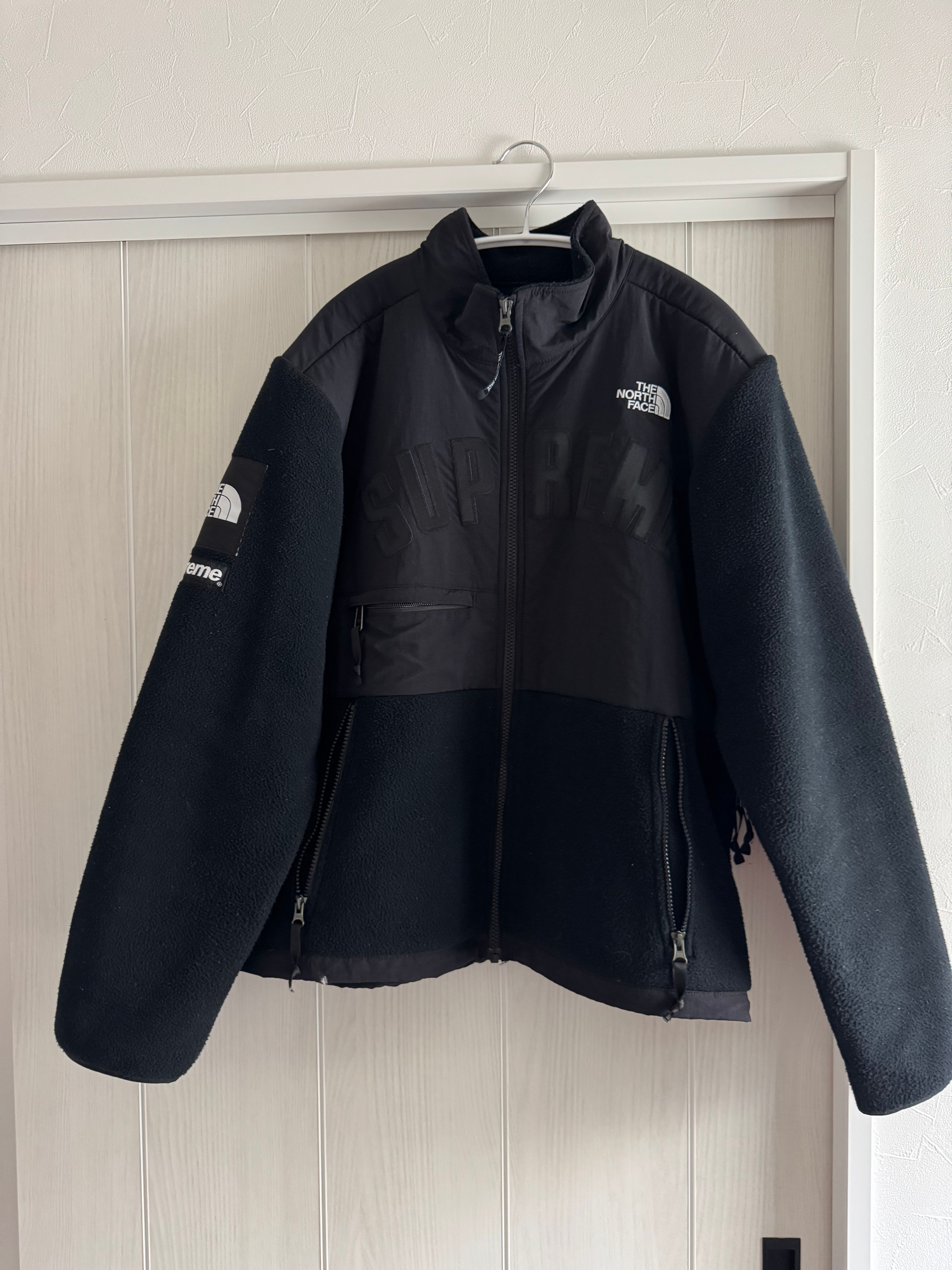 Supreme x The North Face Arc Logo Denali Fleece Jacket "Black"