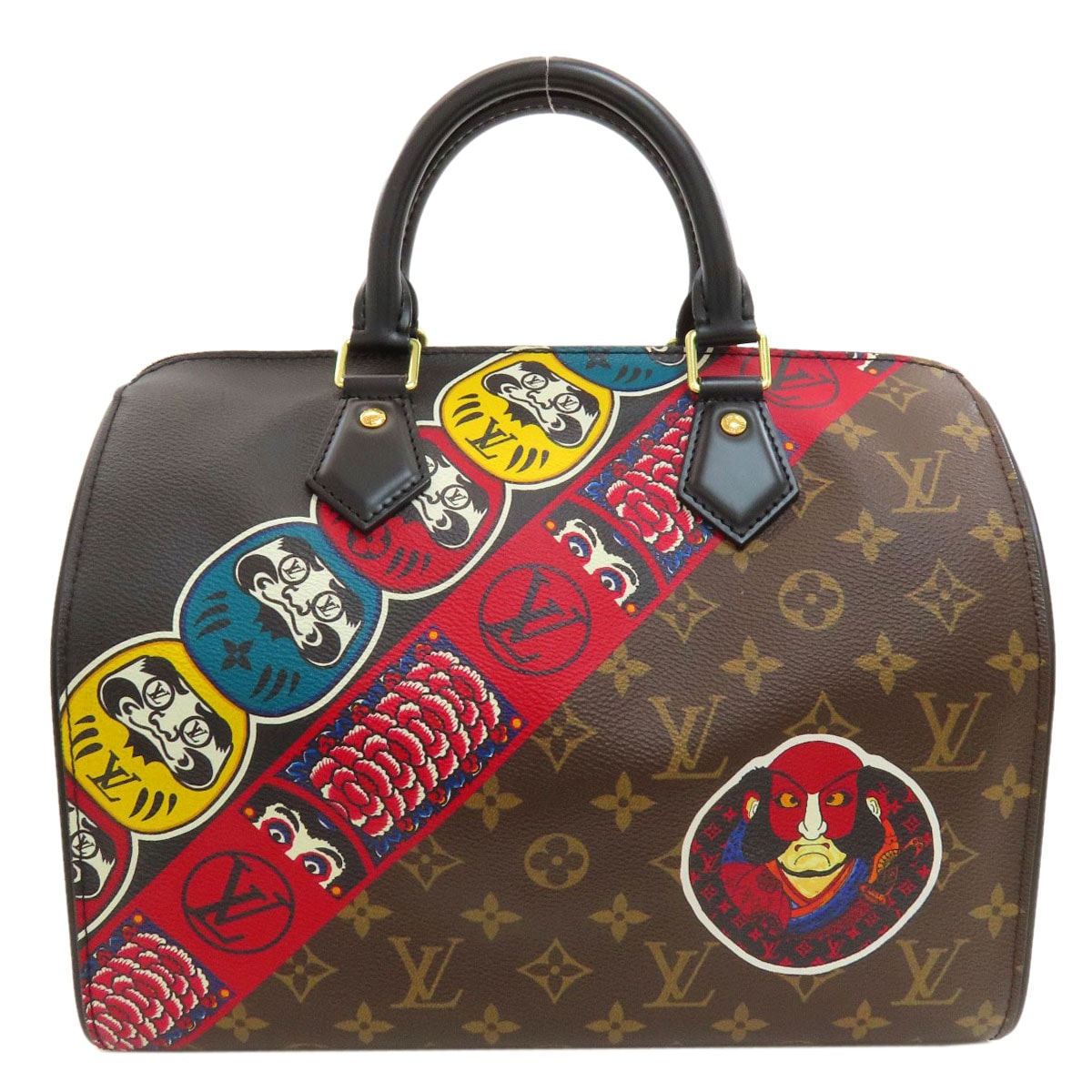 Louis Vuitton x Kansai Yamamoto Monogram Epi Speedy 30 Handbag "Brown"