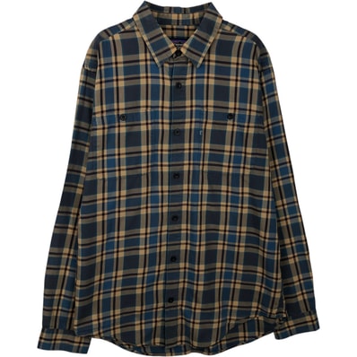 古着 パタゴニア Patagonia ORGANIC COTTON オーガニックコットン 53837FA15 長袖 コットンチェックシャツ メンズM相当/eaa643339