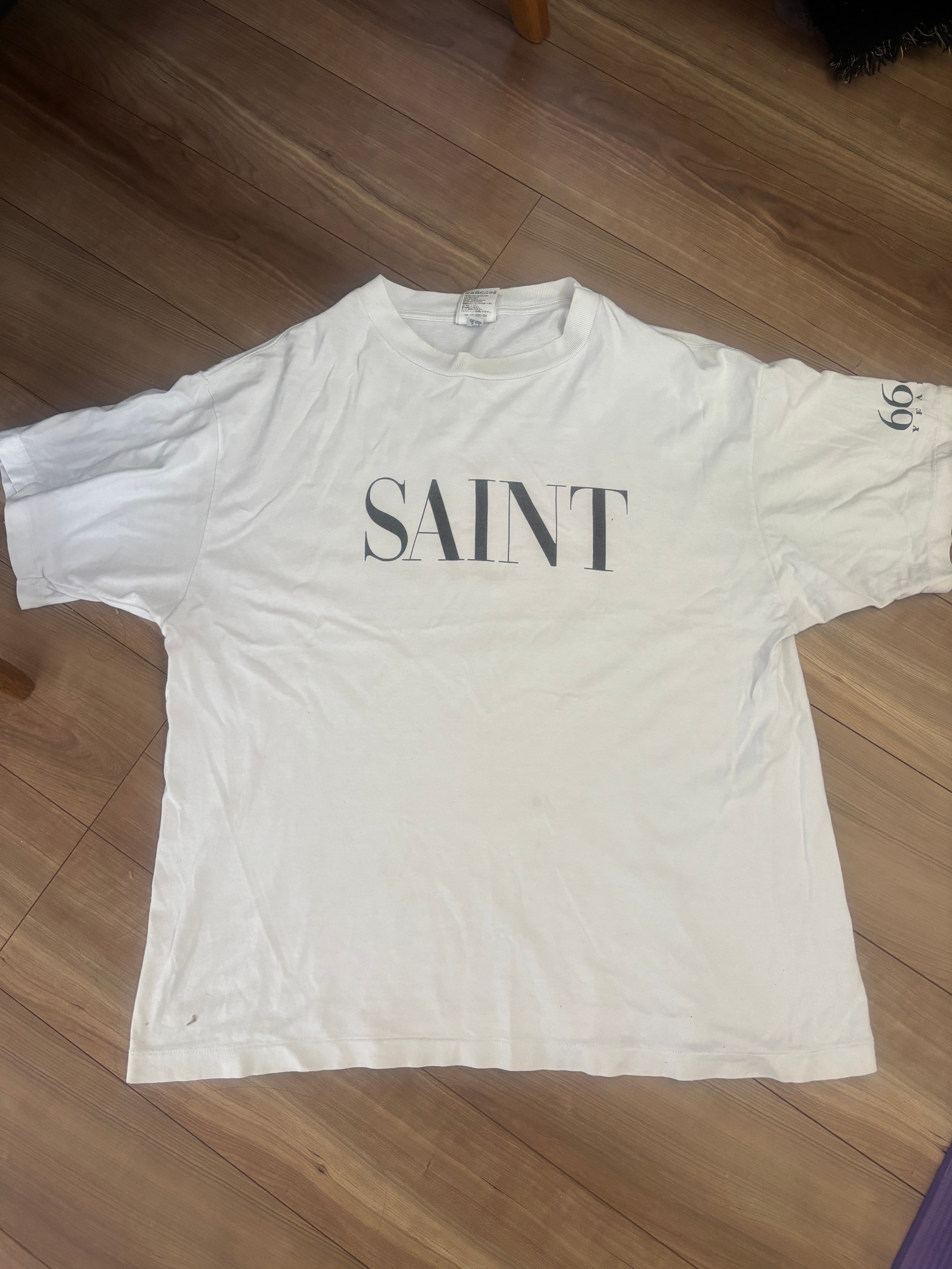 SAINT Mxxxxxx SS Tee Saint "White"
