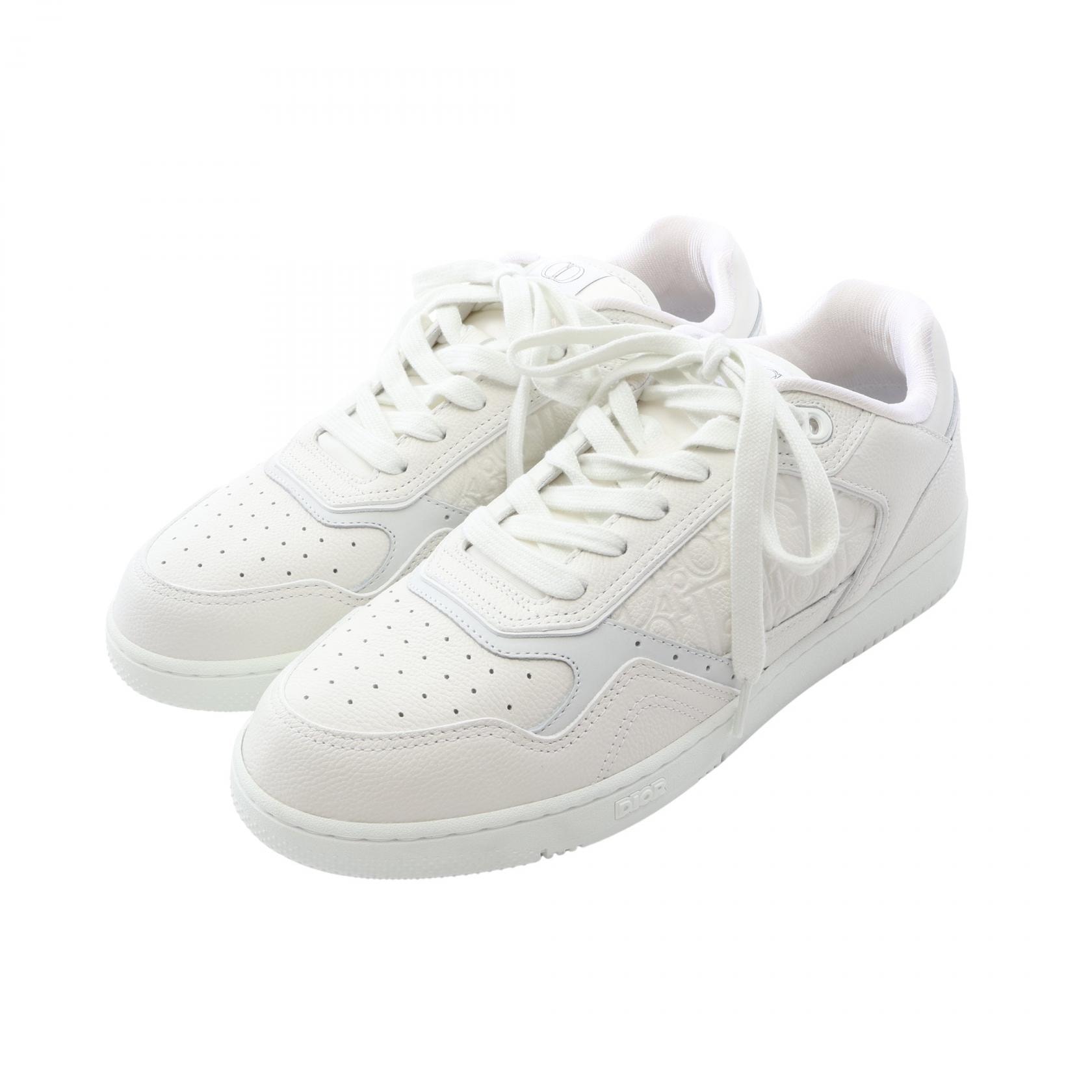 ディオール Dior B27 アップタウン スニーカー 靴 レザー メンズ ホワイト系 【中古】