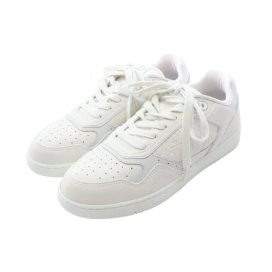 ディオール Dior B27 アップタウン スニーカー 靴 レザー メンズ ホワイト系 【中古】