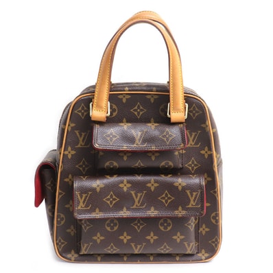 LOUIS VUITTON ルイ・ヴィトン エクサントリ シテ ハンドバッグ モノグラム ブラウン M51161 TH1013 レディース【中古】