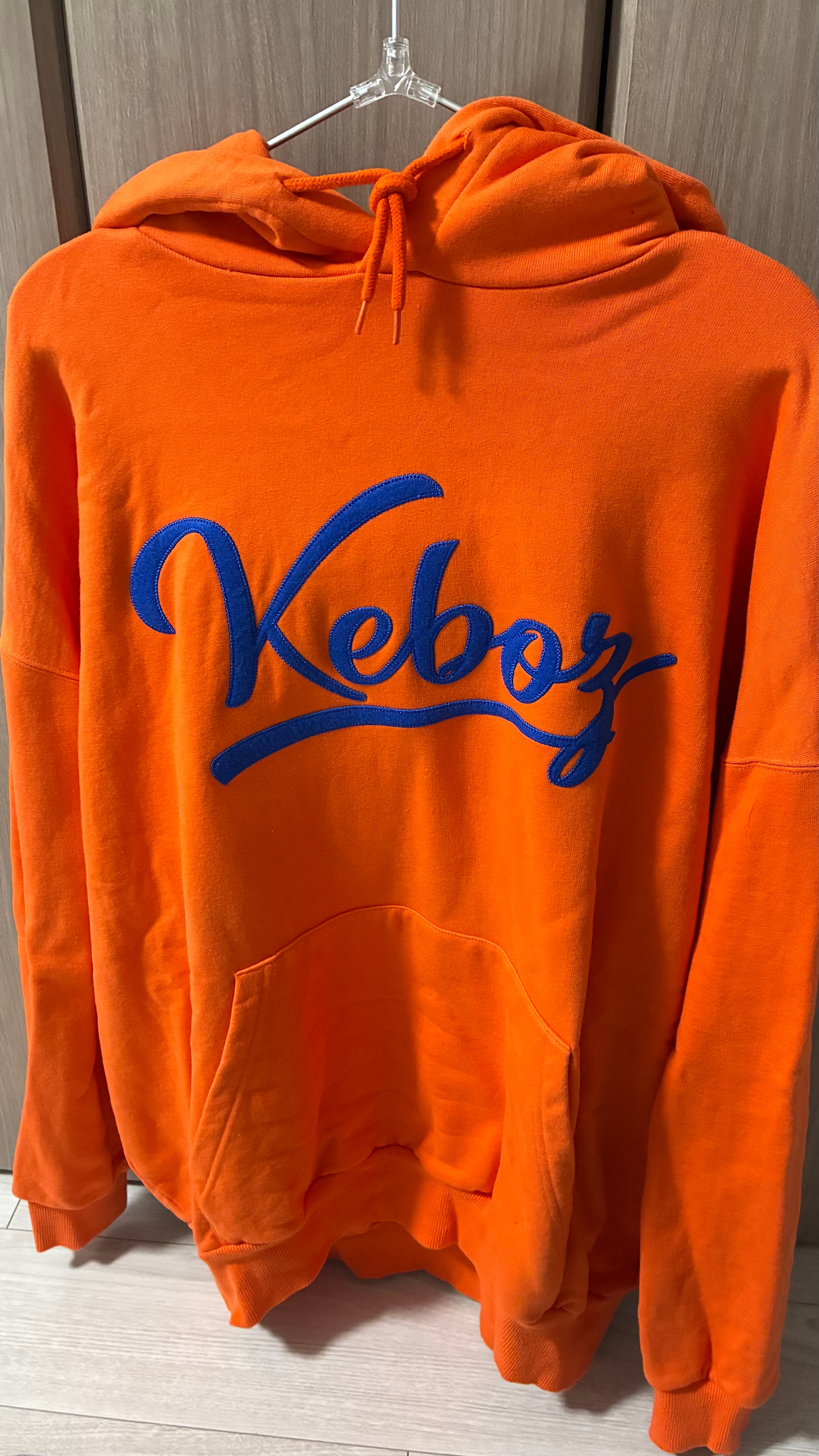 keboz アイコンロゴパーカー オレンジ