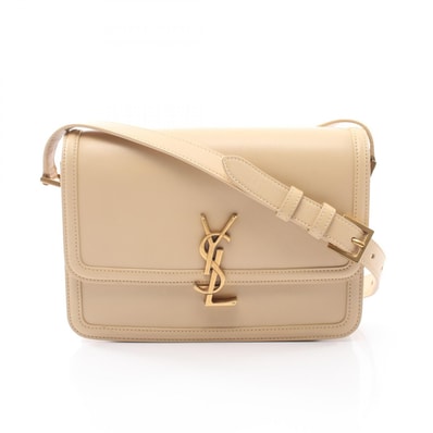 サンローランパリ SAINT LAURENT PARIS ソルフェリーノ ショルダーバッグ バッグ レザー レディース アイボリー系 634305 【中古】